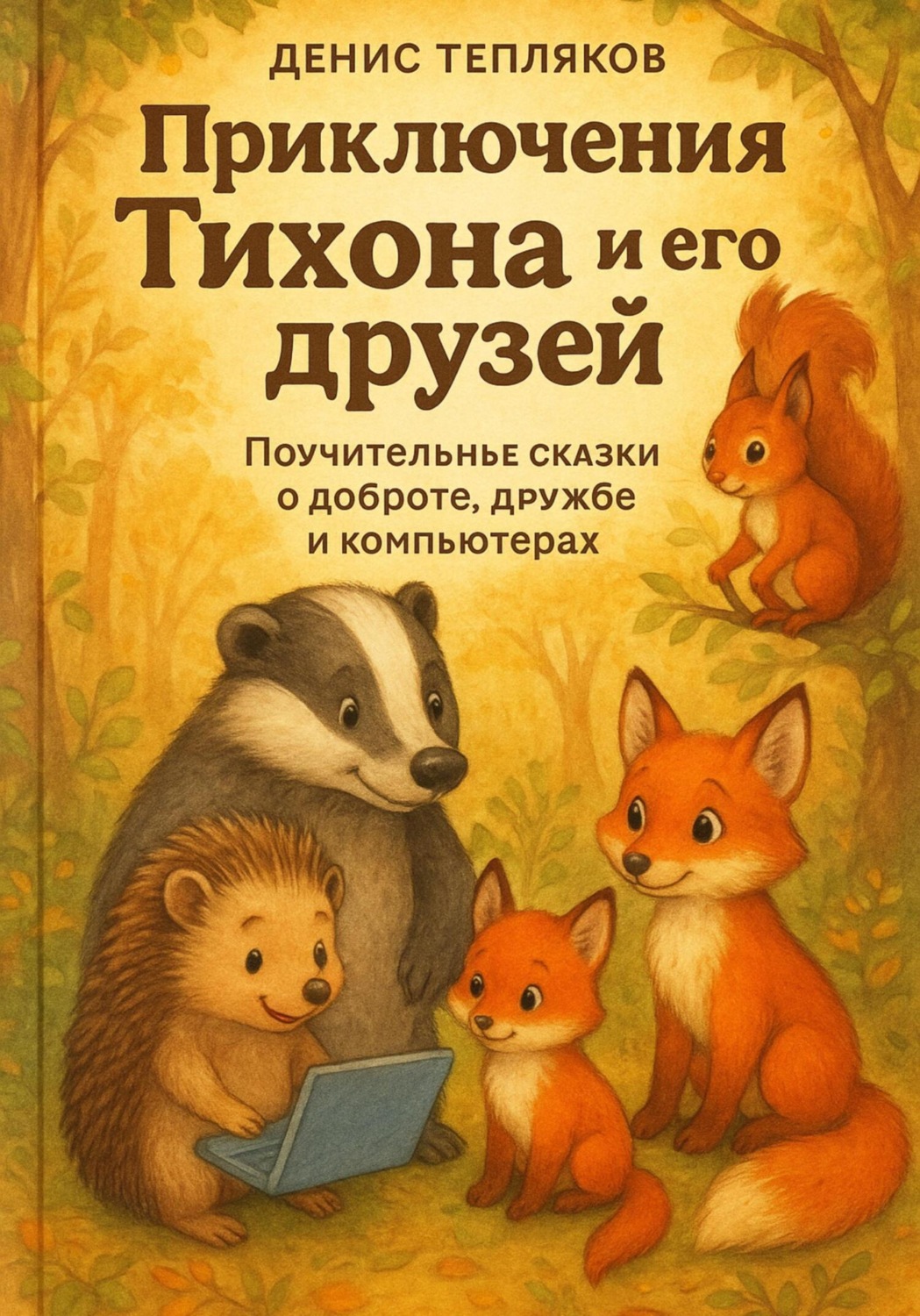 Обложка книги «Приключения Тихона и его друзей»