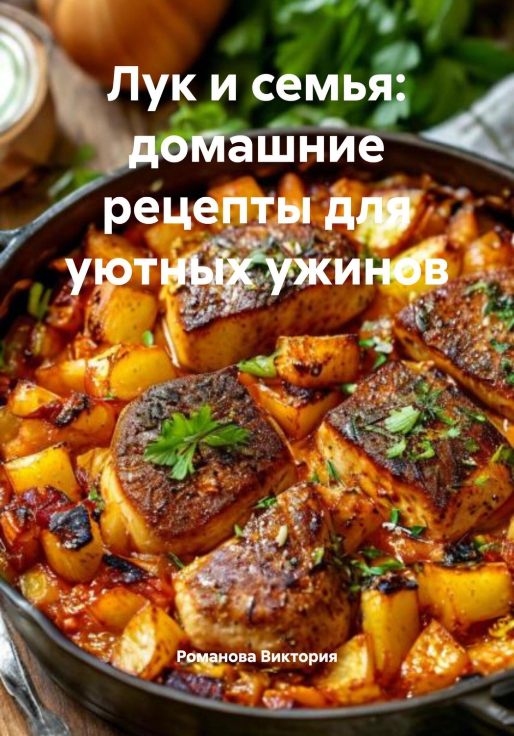 Обложка книги «Лук и семья: домашние рецепты для уютных ужинов»