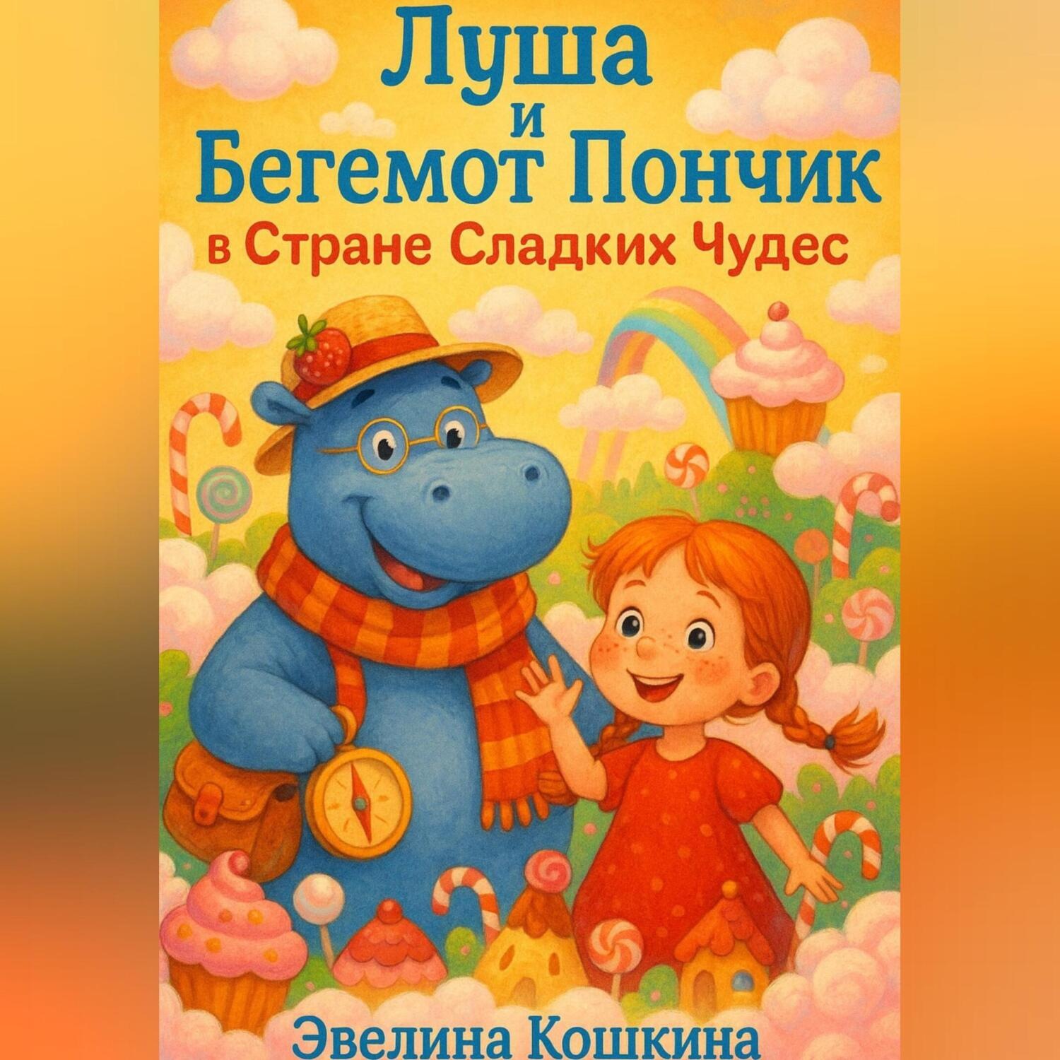 Обложка книги «Луша и Бегемот Пончик в Стране Сладких Чудес»