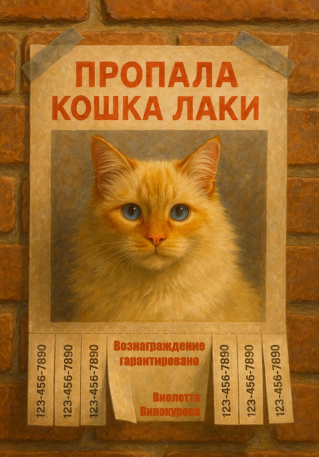 Обложка книги «Пропала кошка Лаки»