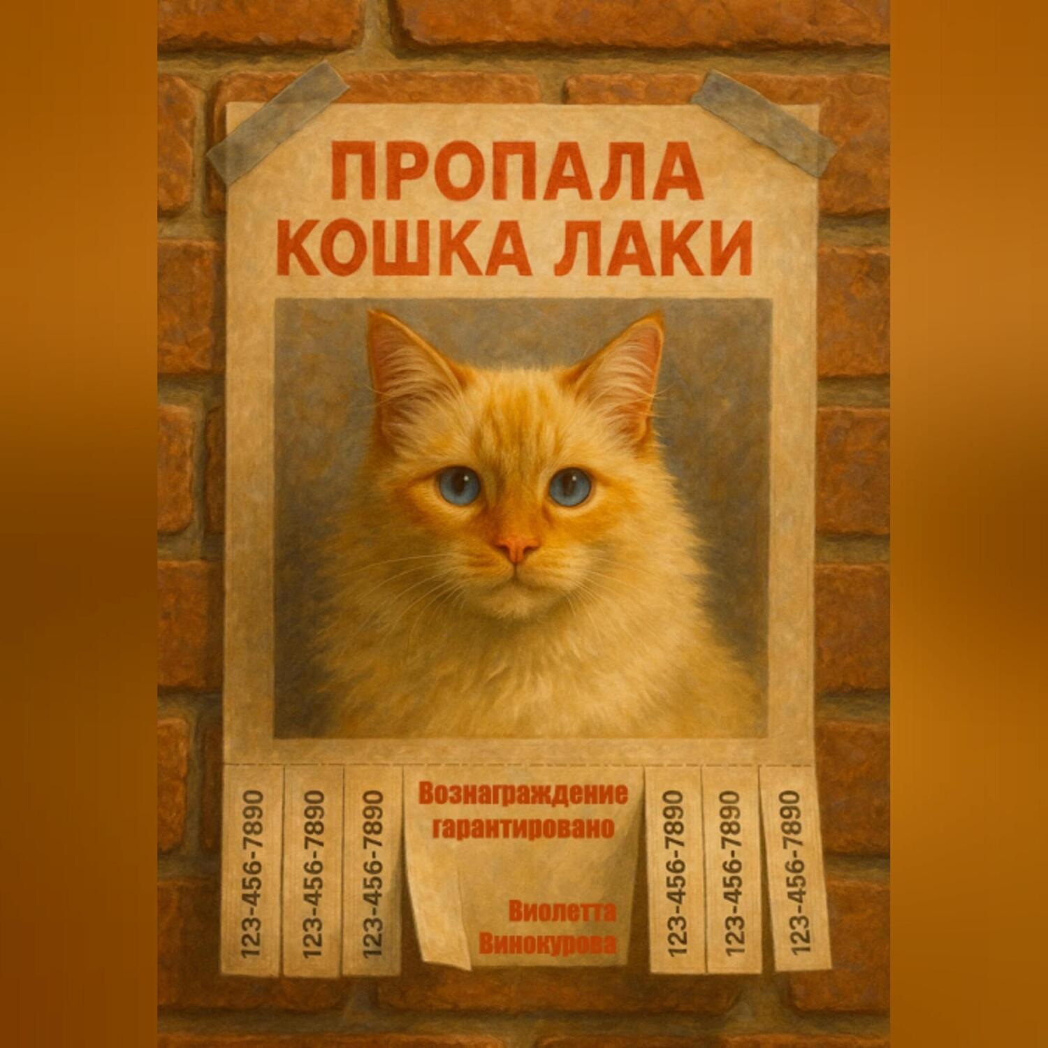 Обложка книги «Пропала кошка Лаки»