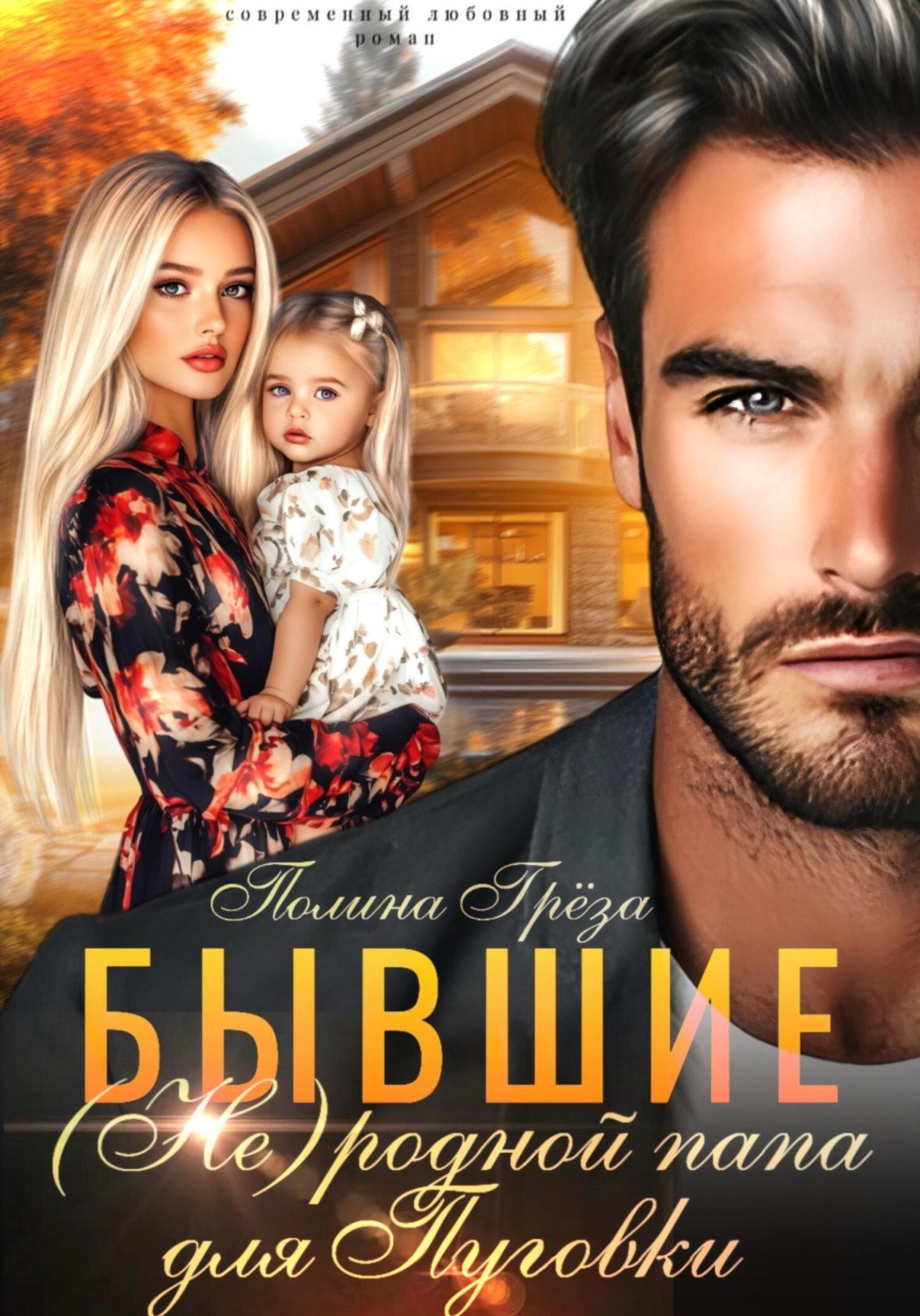 Обложка книги «Бывшие. (Не)родной папа для Пуговки»