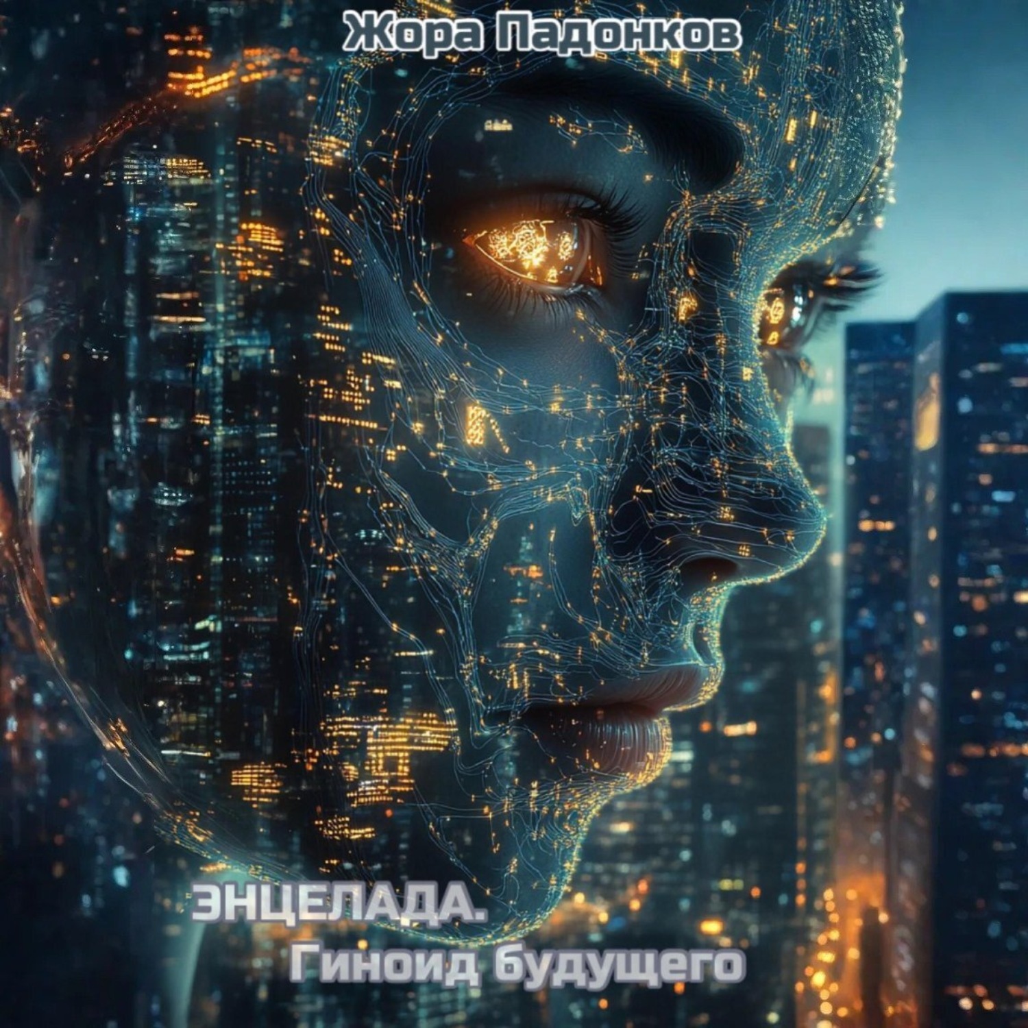 Обложка книги «Энцелада. Гиноид будущего»