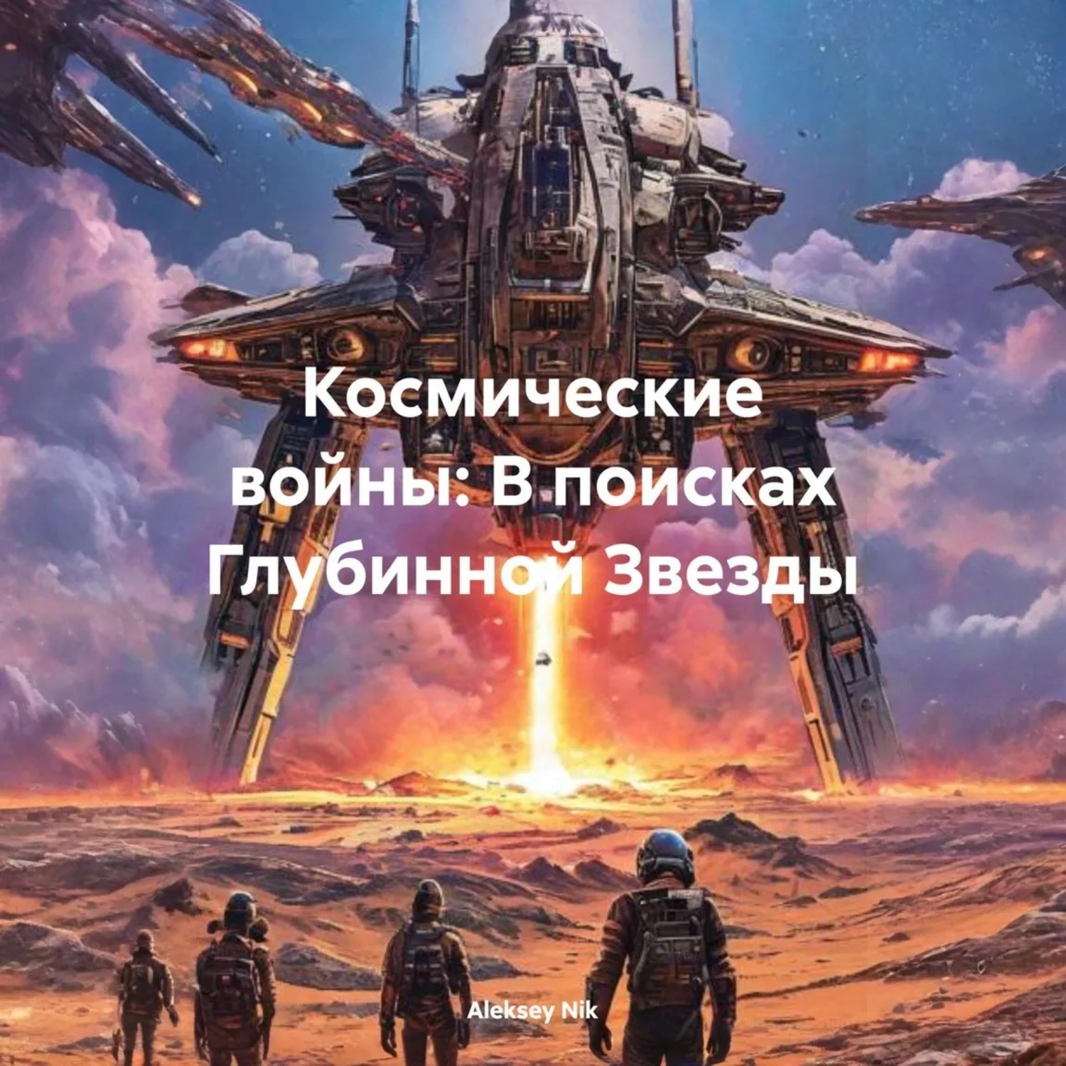 Обложка книги «Космические войны: В поисках Глубинной Звезды»