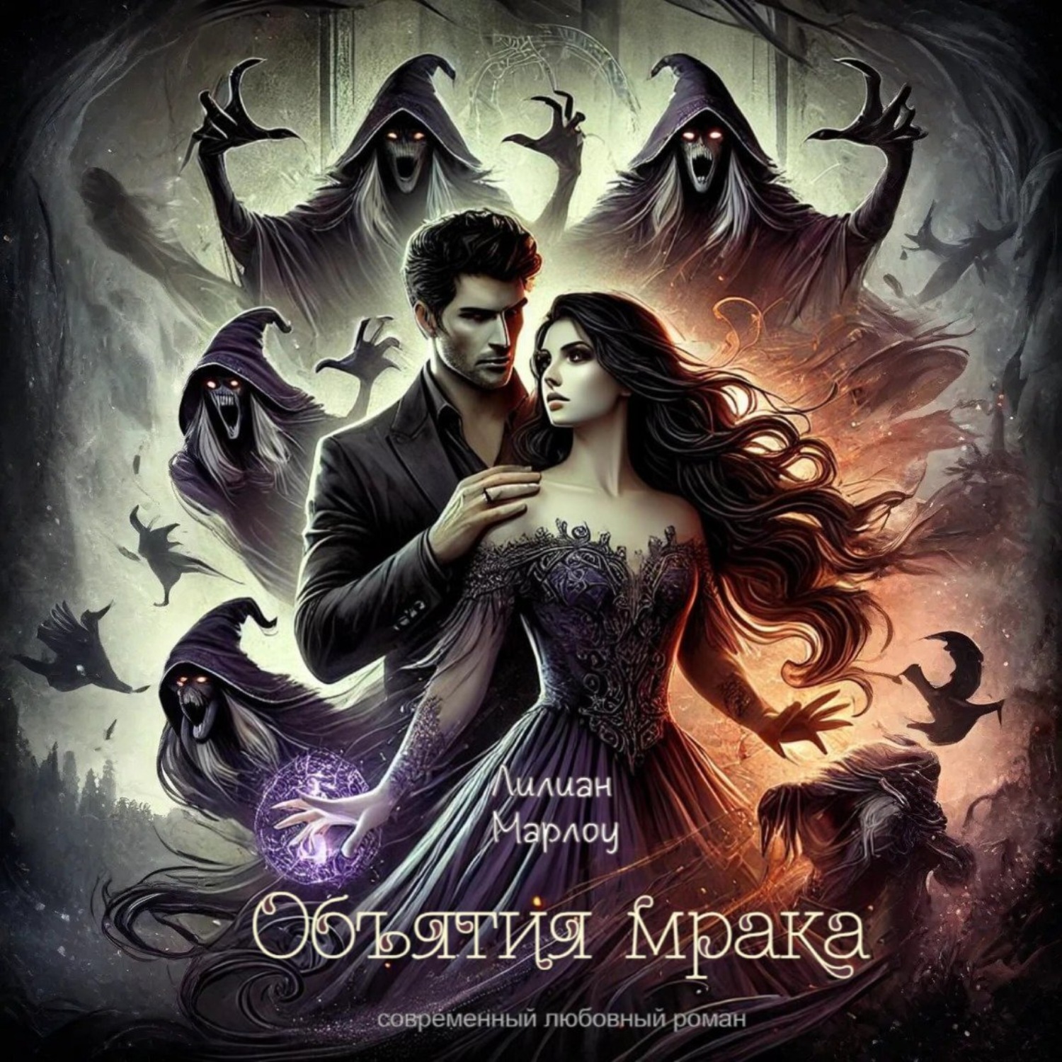 Обложка книги «Объятия мрака»