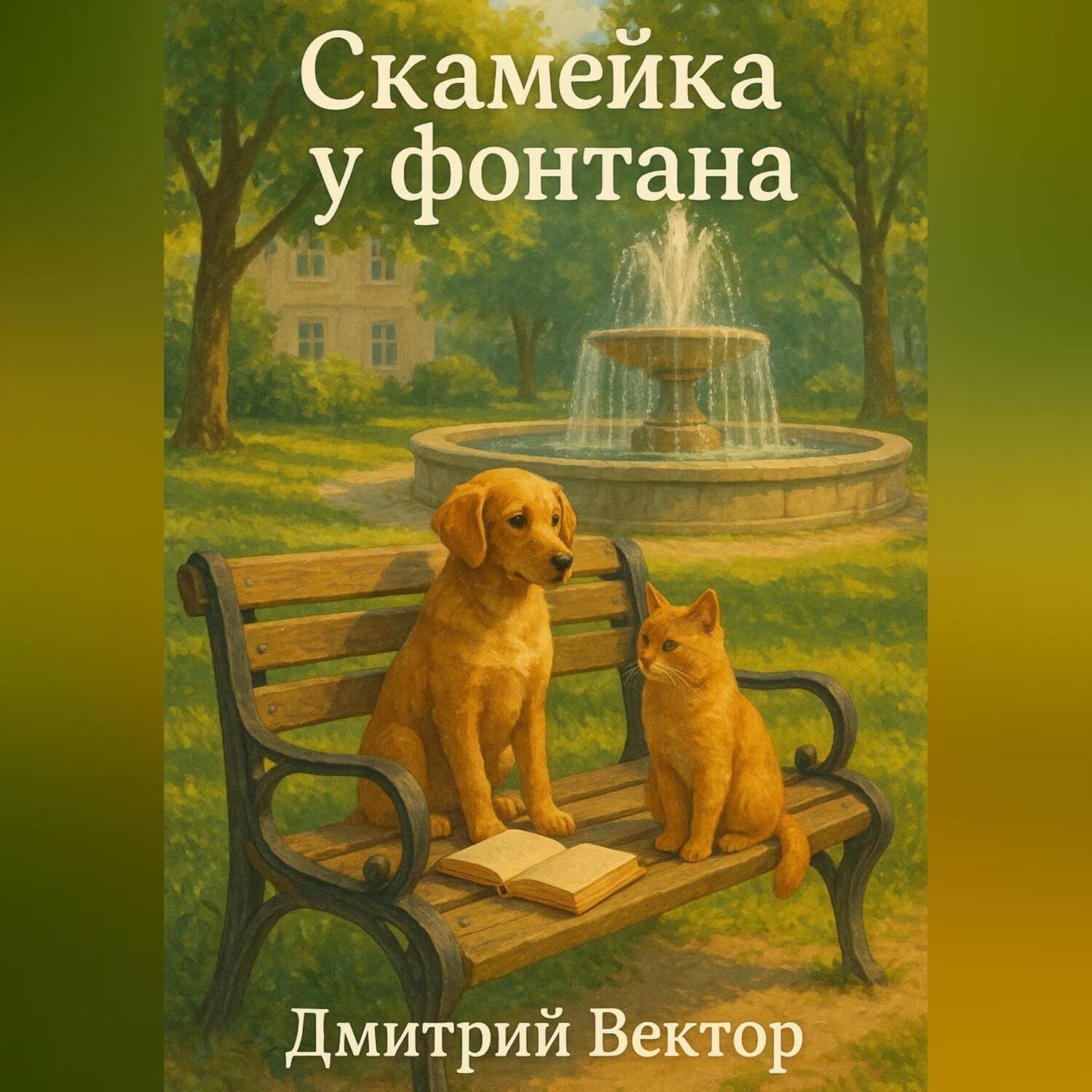 Обложка книги «Скамейка у фонтана»
