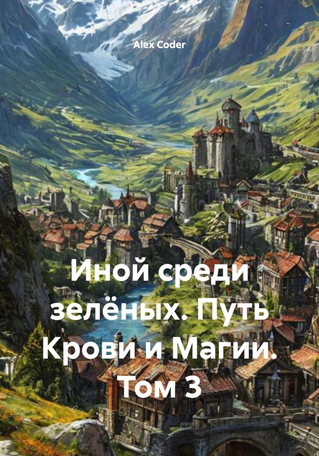 Обложка книги «Иной среди зелёных. Путь Крови и Магии. Том 3»