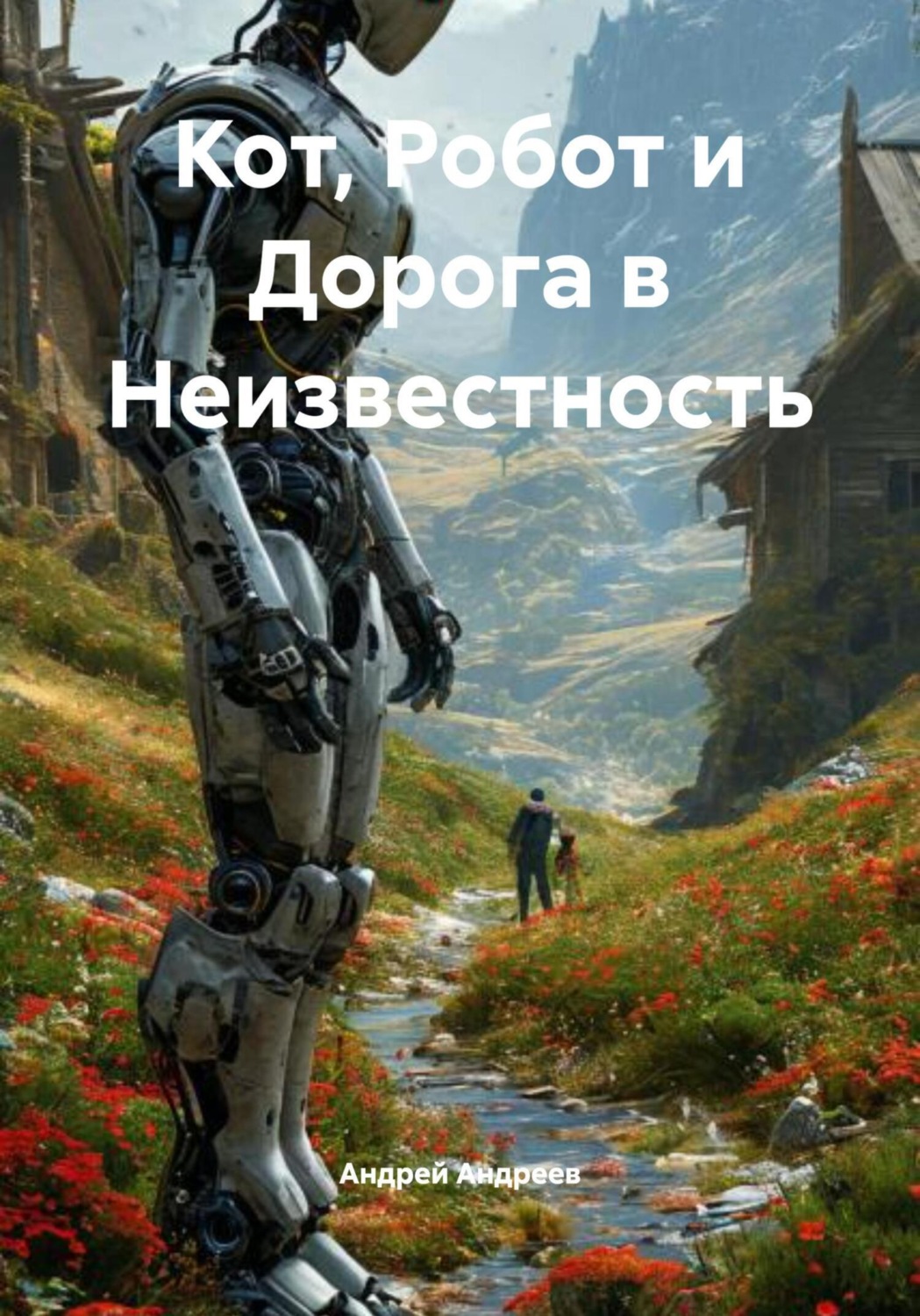 Обложка книги «Кот, Робот и Дорога в Неизвестность»