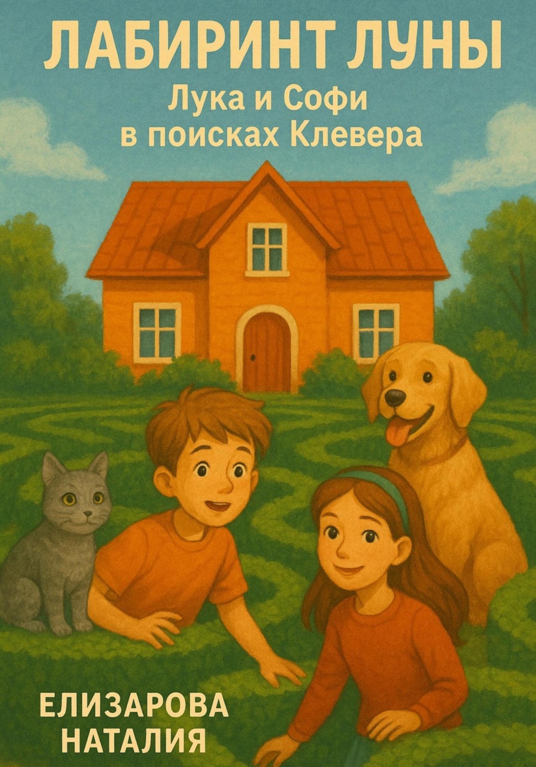 Обложка книги «Лабиринт Луны: Лука и Софи в поисках Клевера»