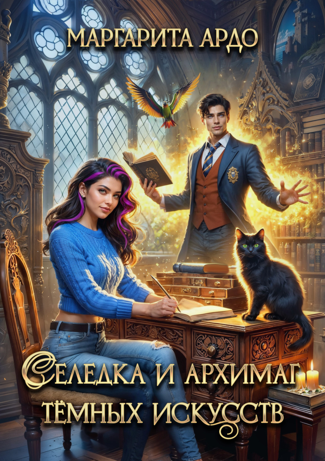 Обложка книги «Селедка и архимаг тёмных искусств»