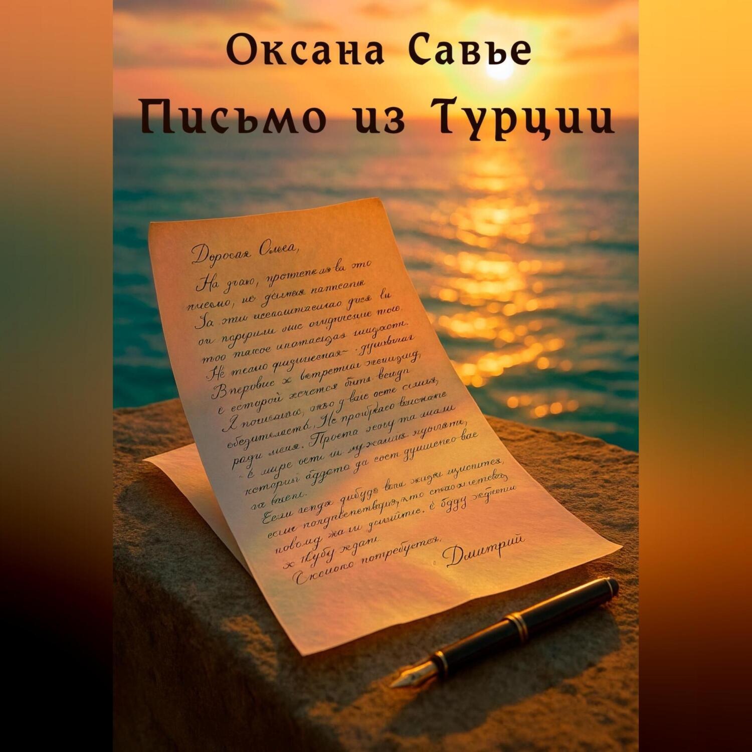 Обложка книги «Письмо из Турции»
