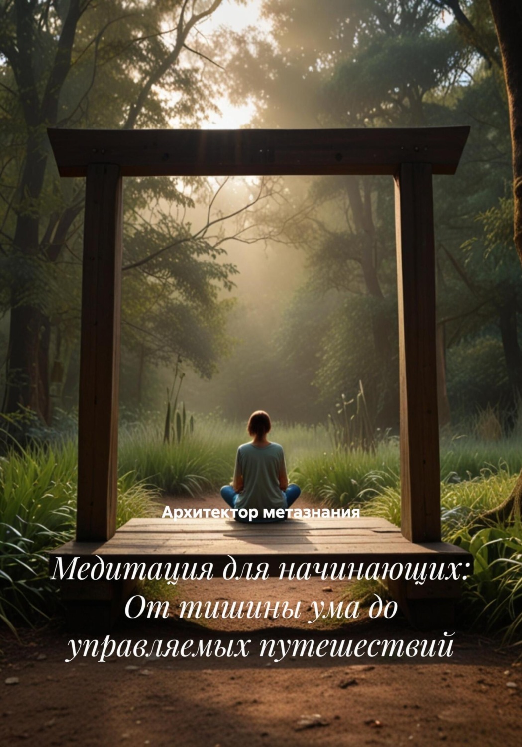 Обложка книги «Медитация для начинающих: От тишины ума до управляемых путешествий»