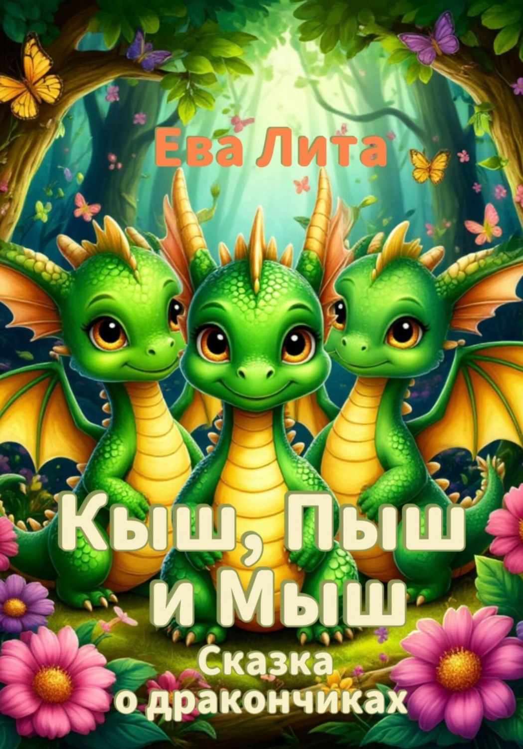 Обложка книги «Кыш, Пыш и Мыш. Сказка о дракончиках»