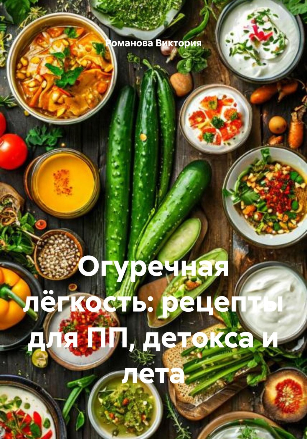 Обложка книги «Огуречная лёгкость: рецепты для ПП, детокса и лета»