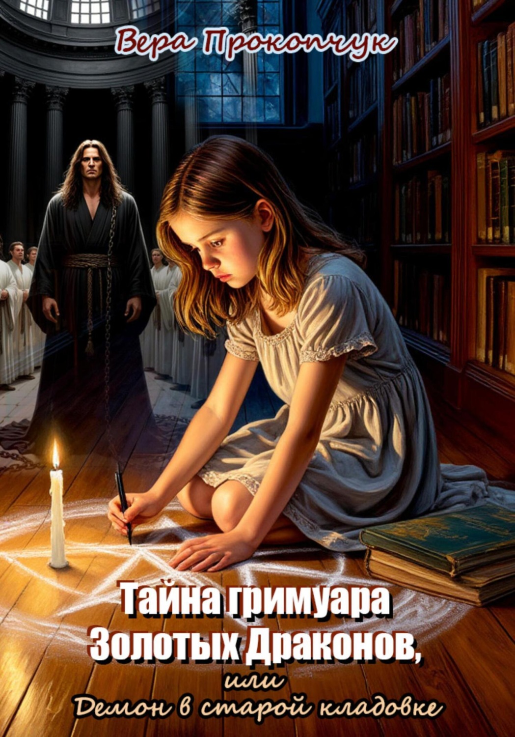 Обложка книги «Тайна гримуара Золотых Драконов, или Демон в старой кладовке»