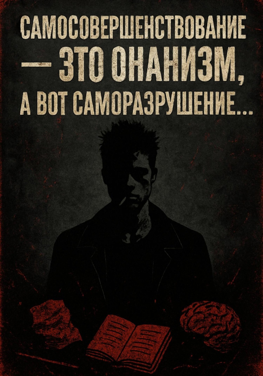 Обложка книги «Самосовершенствование – это онанизм, а вот саморазрушение…»