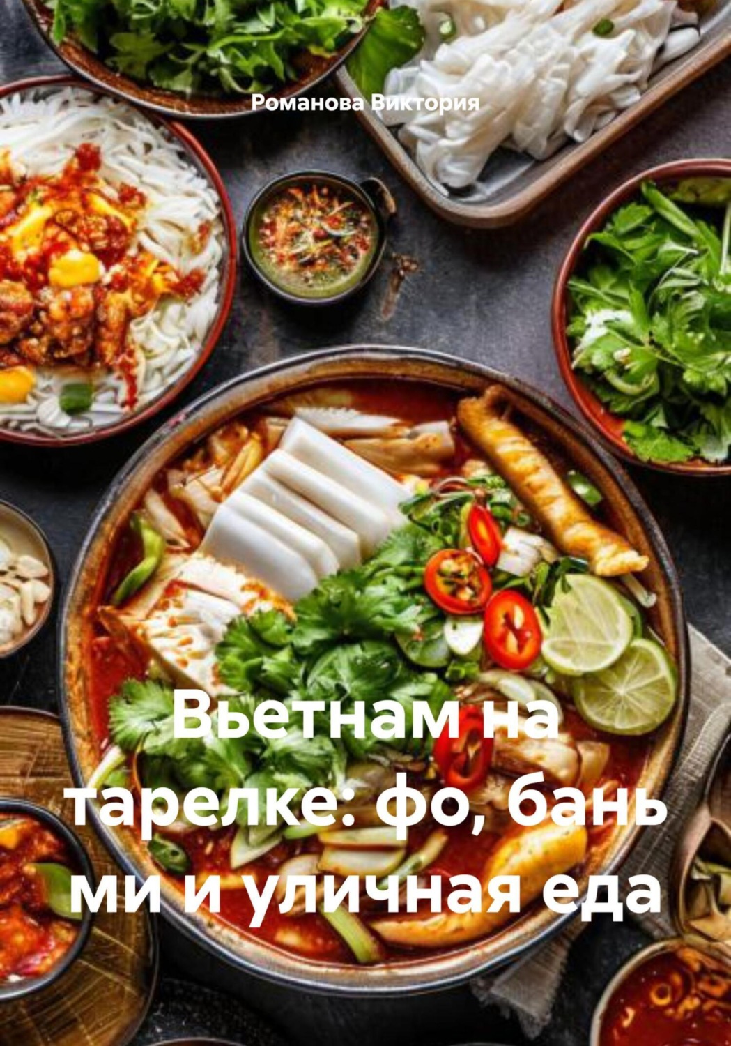 Обложка книги «Вьетнам на тарелке: фо, бань ми и уличная еда»