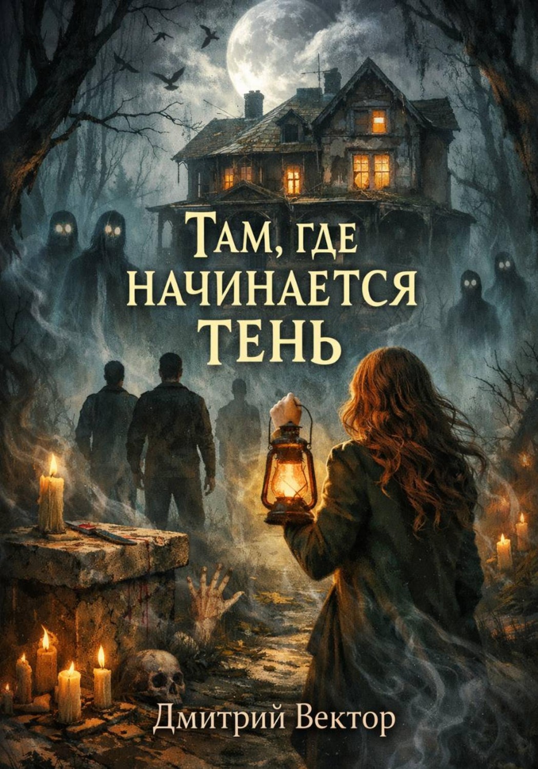 Обложка книги «Там, где начинается тень»