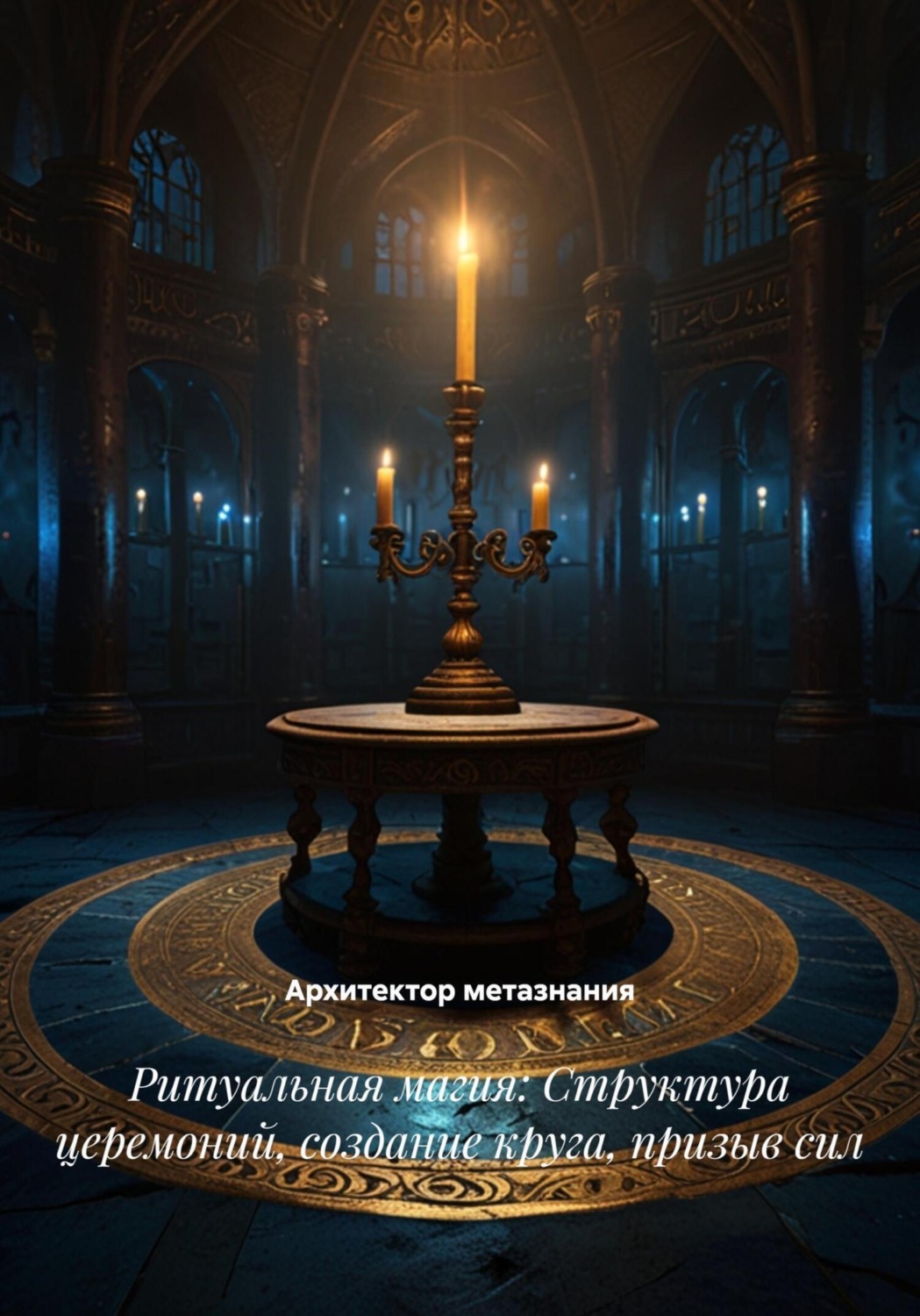 Обложка книги «Ритуальная магия: Структура церемоний, создание круга, призыв сил»