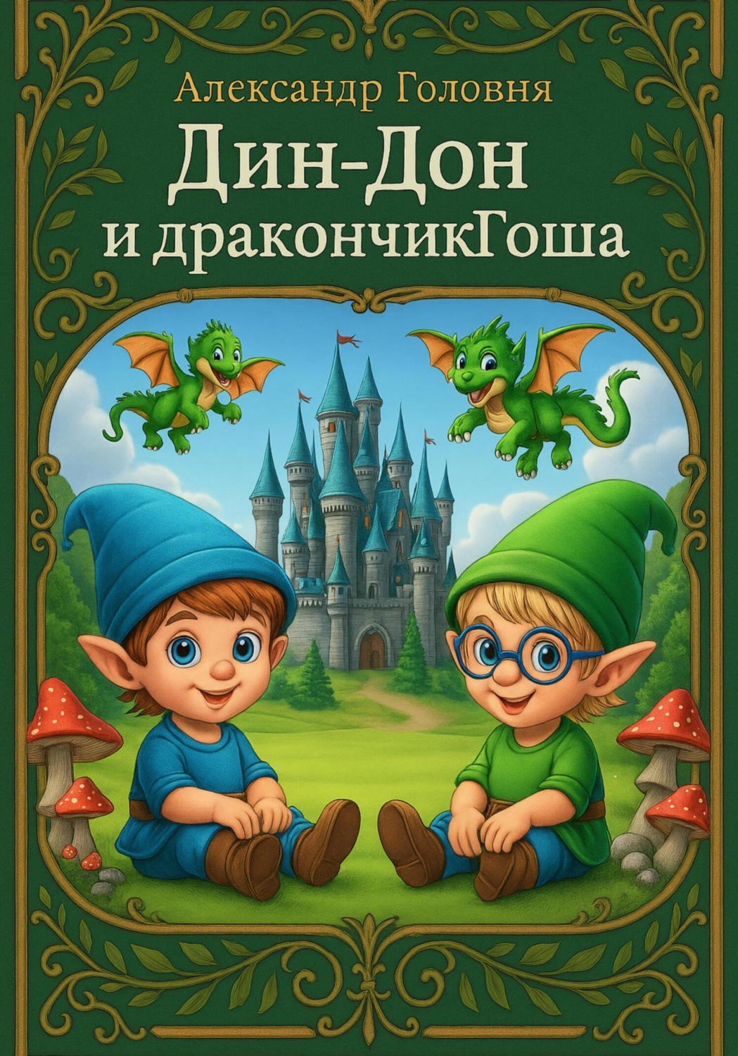 Обложка книги «Дин-Дон и дракончик Гоша»