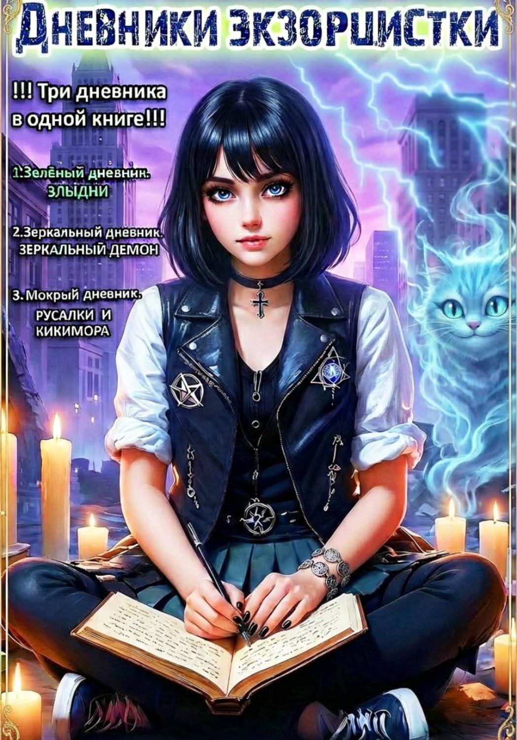 Обложка книги «Дневники экзорцистки 1, 2, 3»