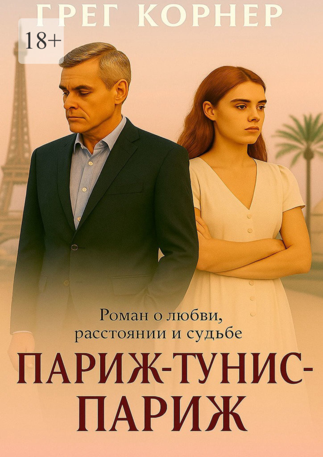 Обложка книги «Париж–Тунис–Париж. Роман о любви, расстоянии и судьбе»