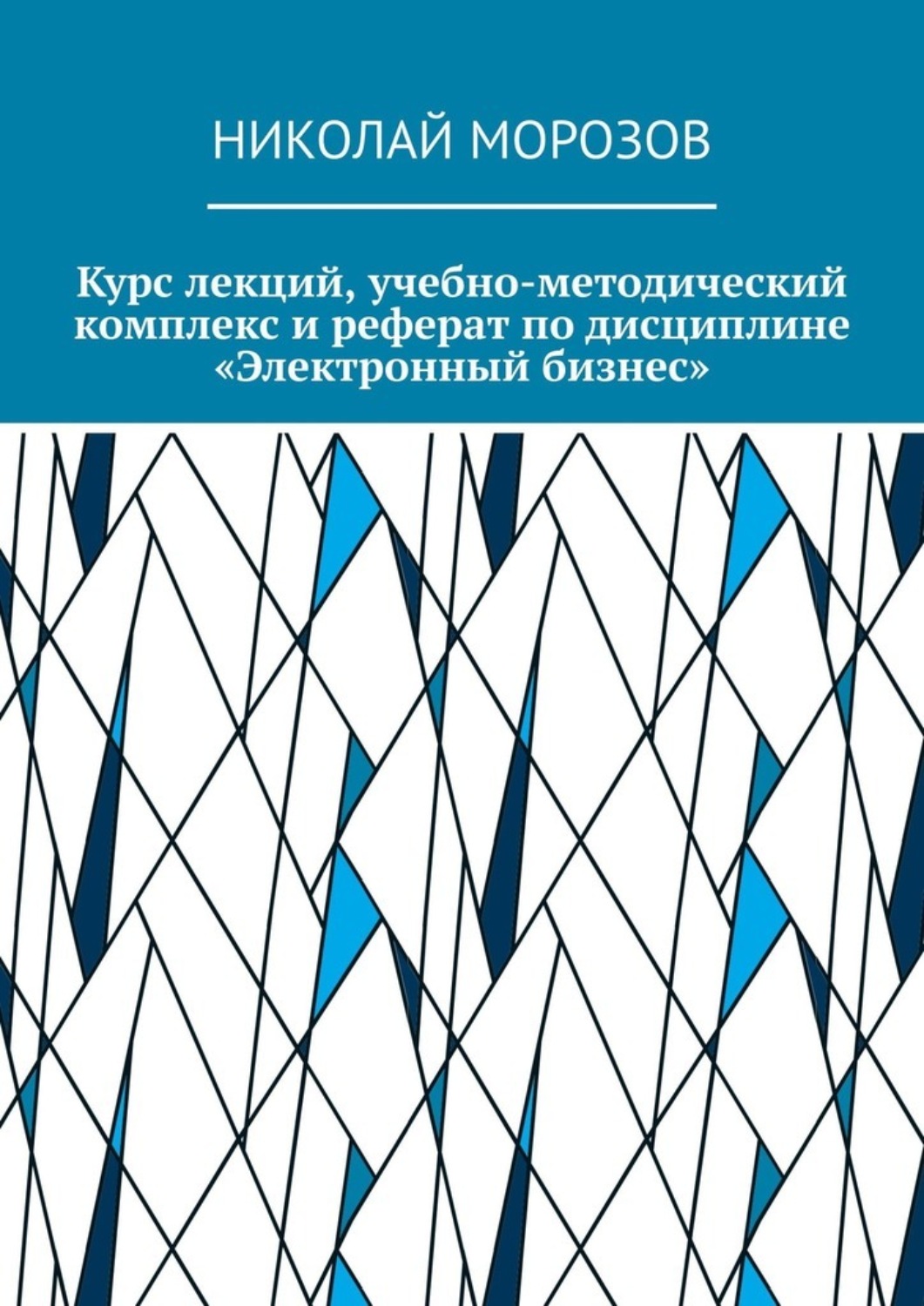 Обложка книги «Курс лекций, учебно-методический комплекс и реферат по дисциплине «Электронный бизнес»»