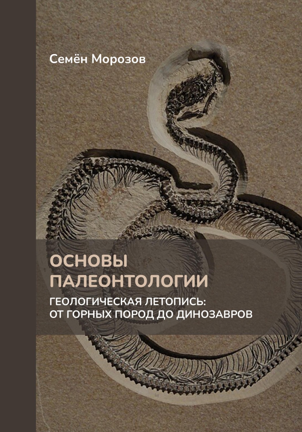 Обложка книги «Основы палеонтологии. Геологическая летопись: от горных пород до динозавров»
