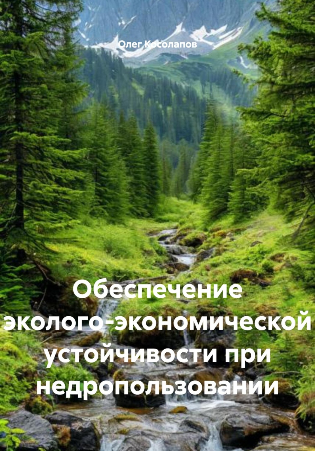 Обложка книги «Обеспечение эколого-экономической устойчивости при недропользовании»
