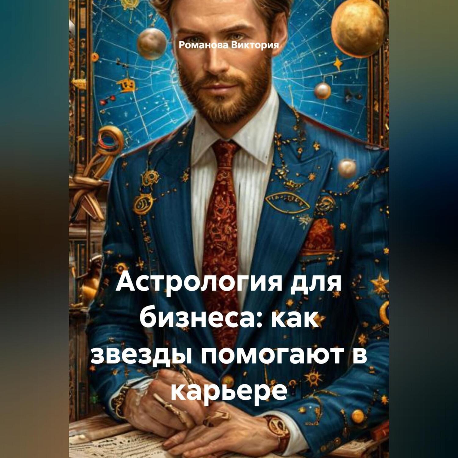 Обложка книги «Астрология для бизнеса: как звезды помогают в карьере»