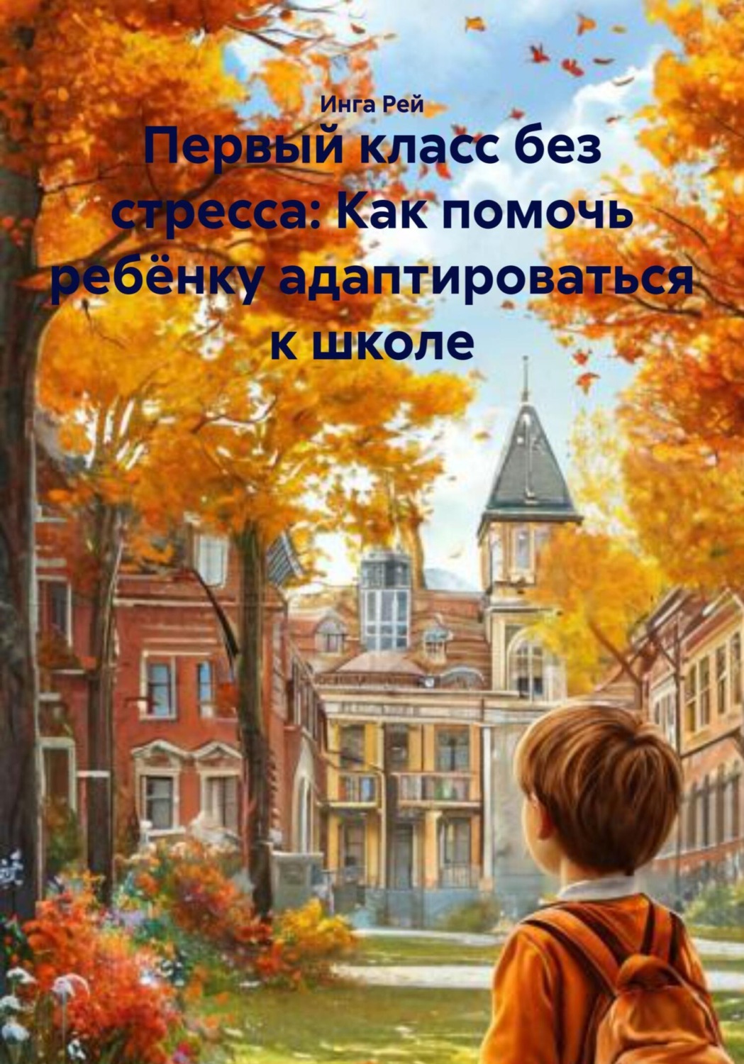 Обложка книги «Первый класс без стресса: Как помочь ребёнку адаптироваться к школе»