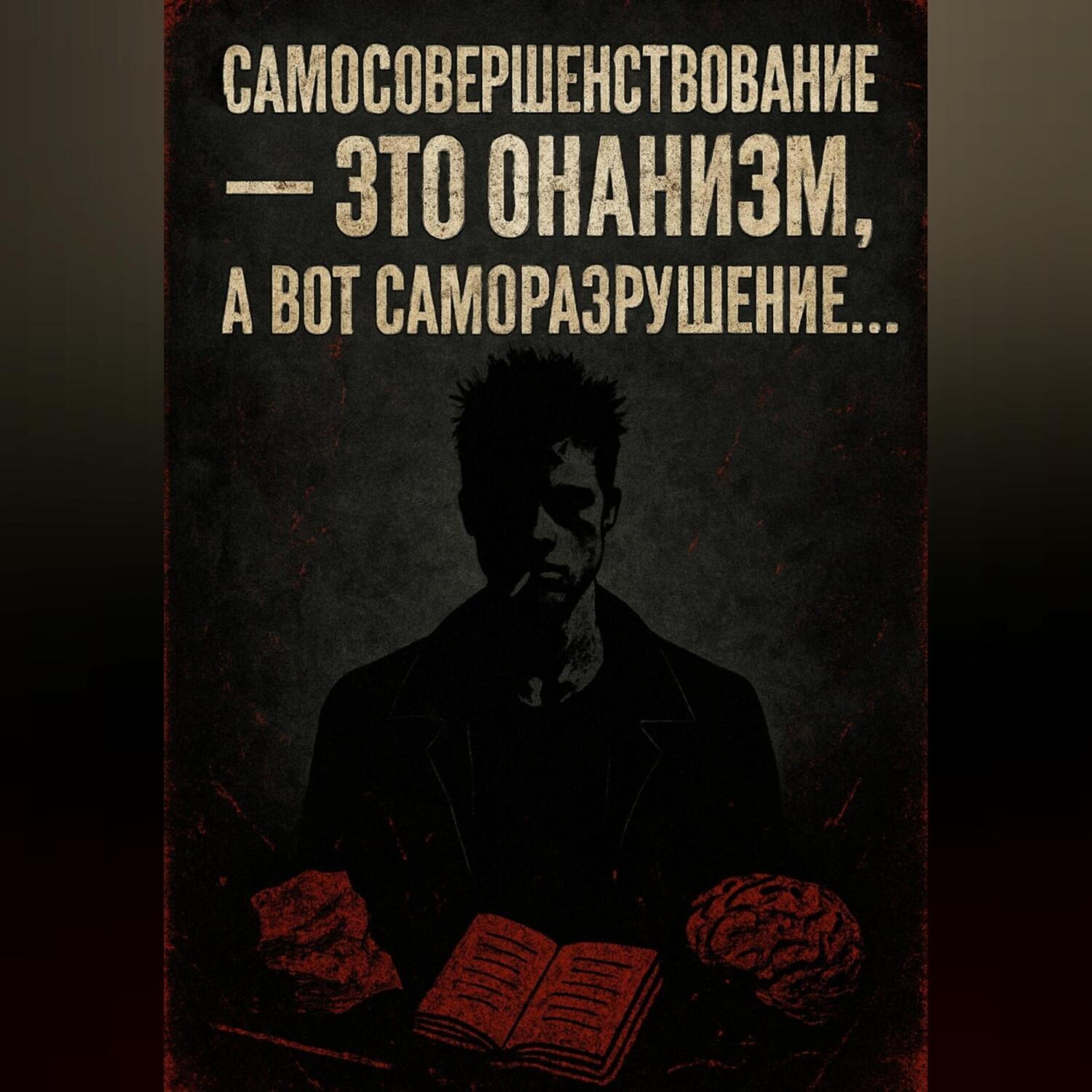 Обложка книги «Самосовершенствование – это онанизм, а вот саморазрушение…»