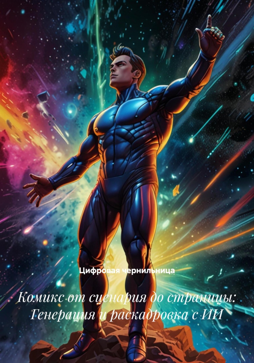 Обложка книги «Комикс от сценария до страницы: Генерация и раскадровка с ИИ»