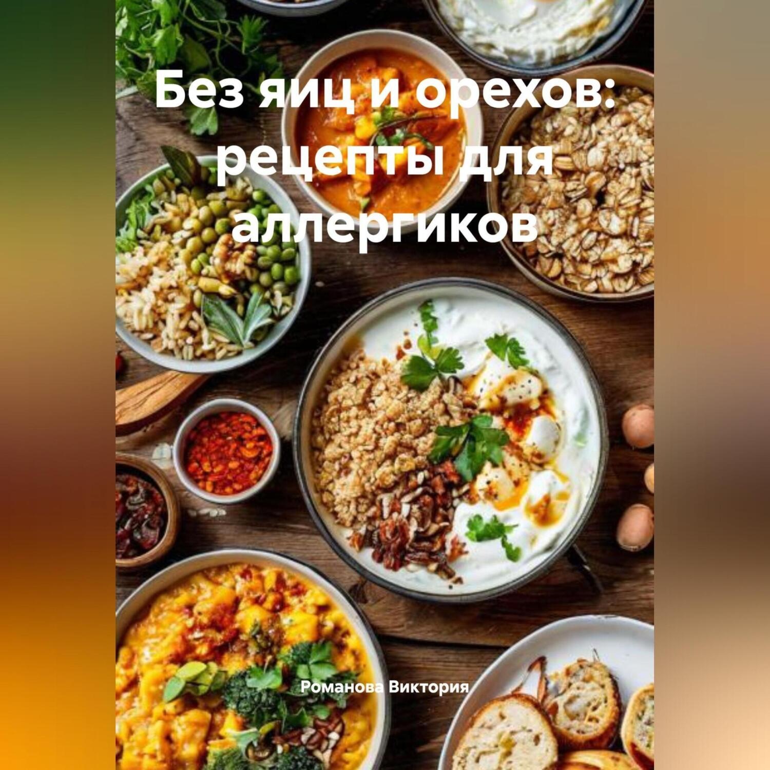 Обложка книги «Без яиц и орехов: рецепты для аллергиков»