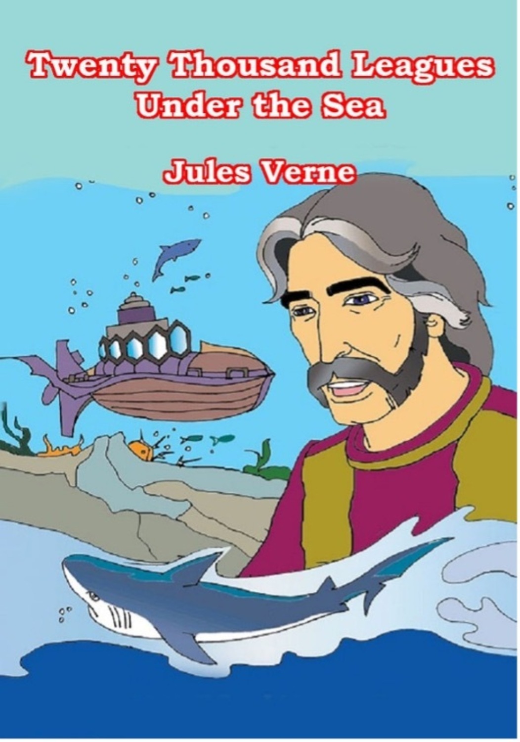 Обложка книги «Twenty Thousand Leagues Under the Sea»
