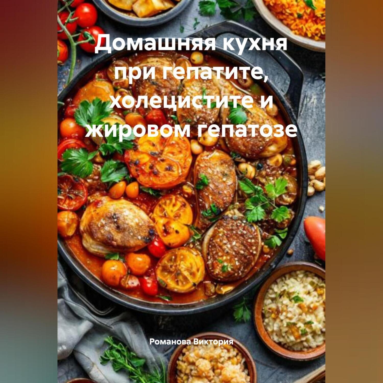 Обложка книги «Домашняя кухня при гепатите, холецистите и жировом гепатозе»