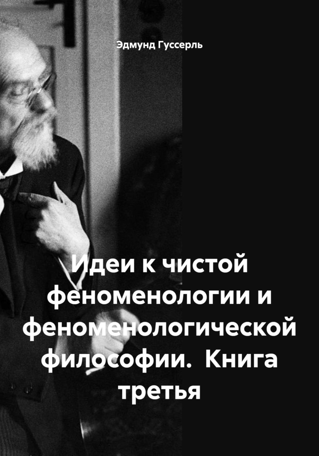 Обложка книги «Идеи к чистой феноменологии и феноменологической философии. Книга третья»