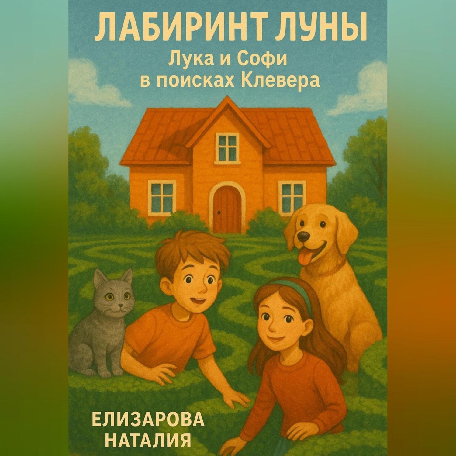 Обложка книги «Лабиринт Луны: Лука и Софи в поисках кролика Клевера»