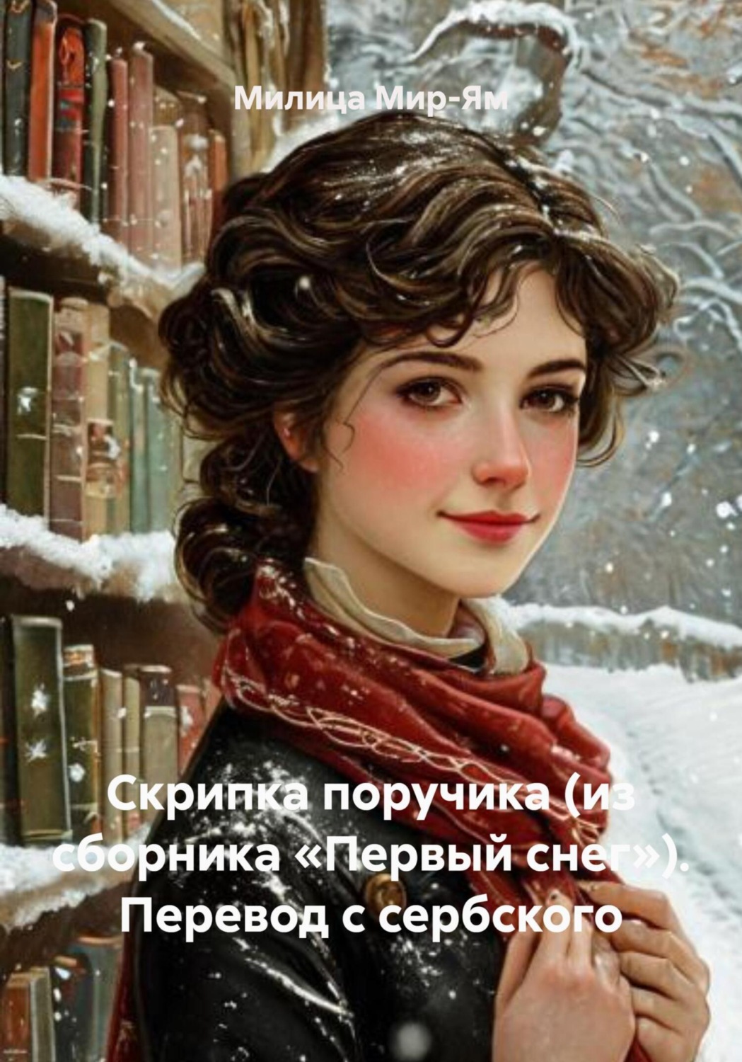 Обложка книги «Скрипка поручика (из сборника «Первый снег»). Перевод с сербского»