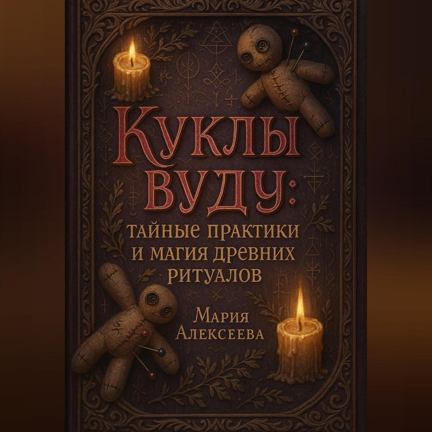 Обложка книги «Куклы вуду: тайные практики и магия древних ритуалов»
