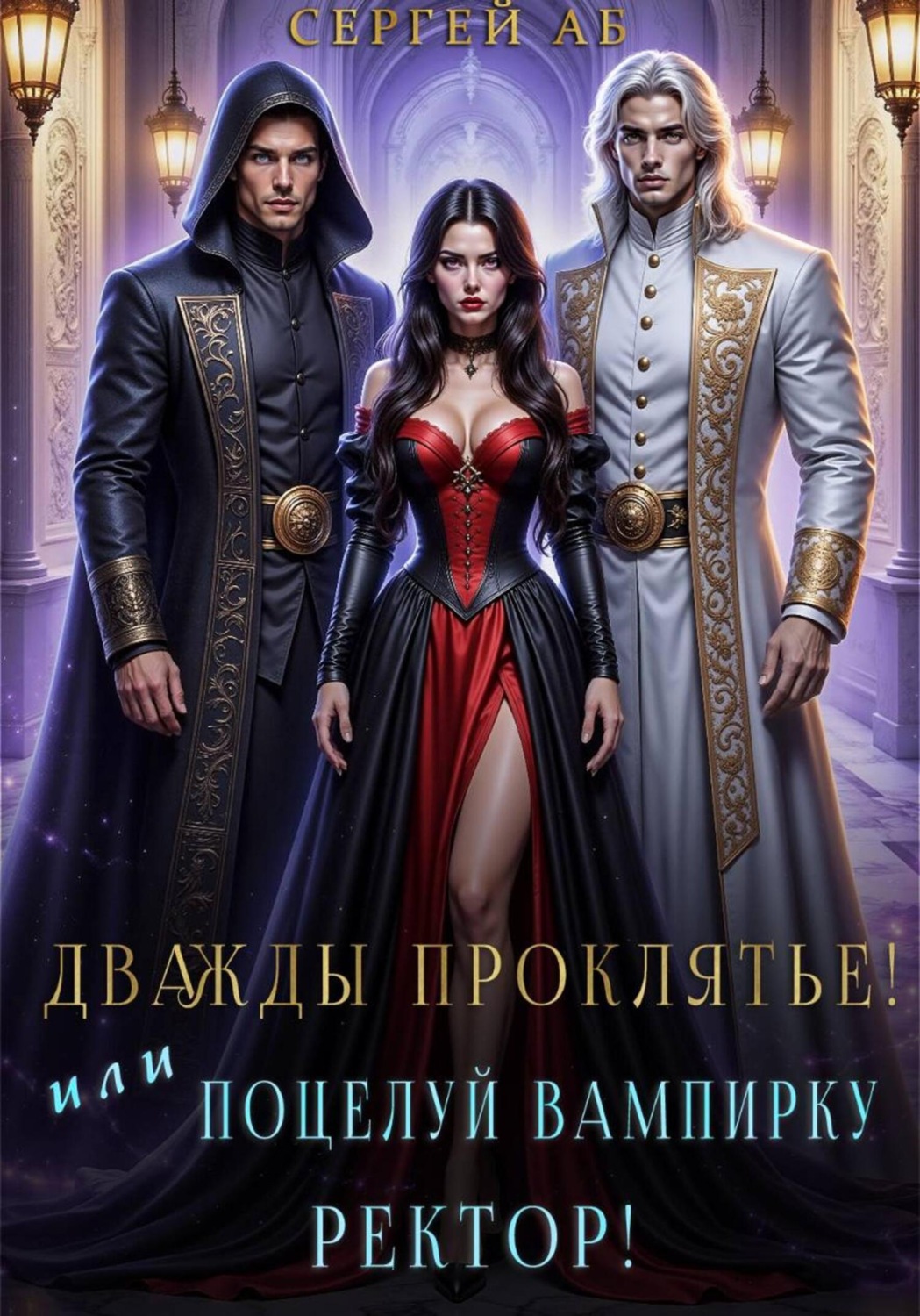 Обложка книги «Дважды Проклятье! Поцелуй Вампирку, Ректор!»