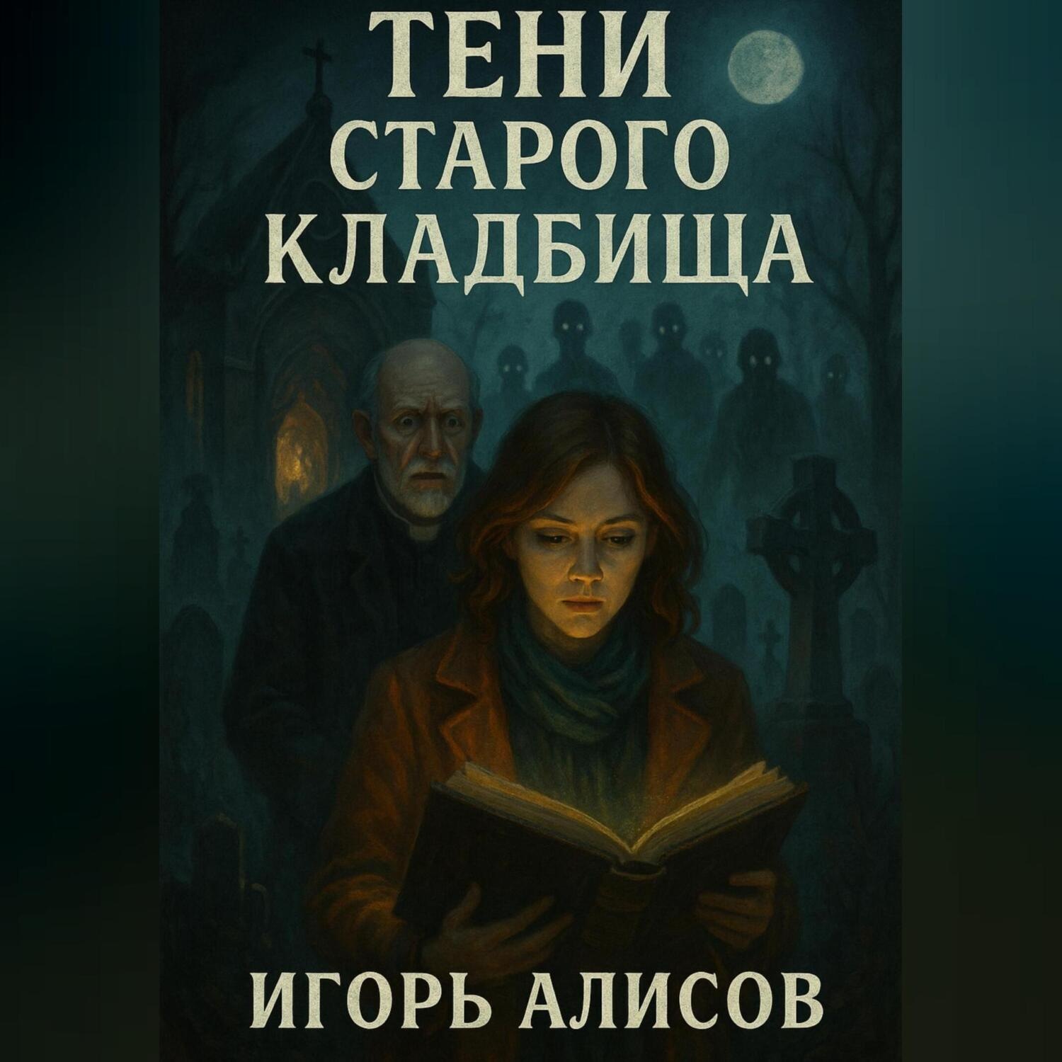 Обложка книги «Тени старого кладбища»