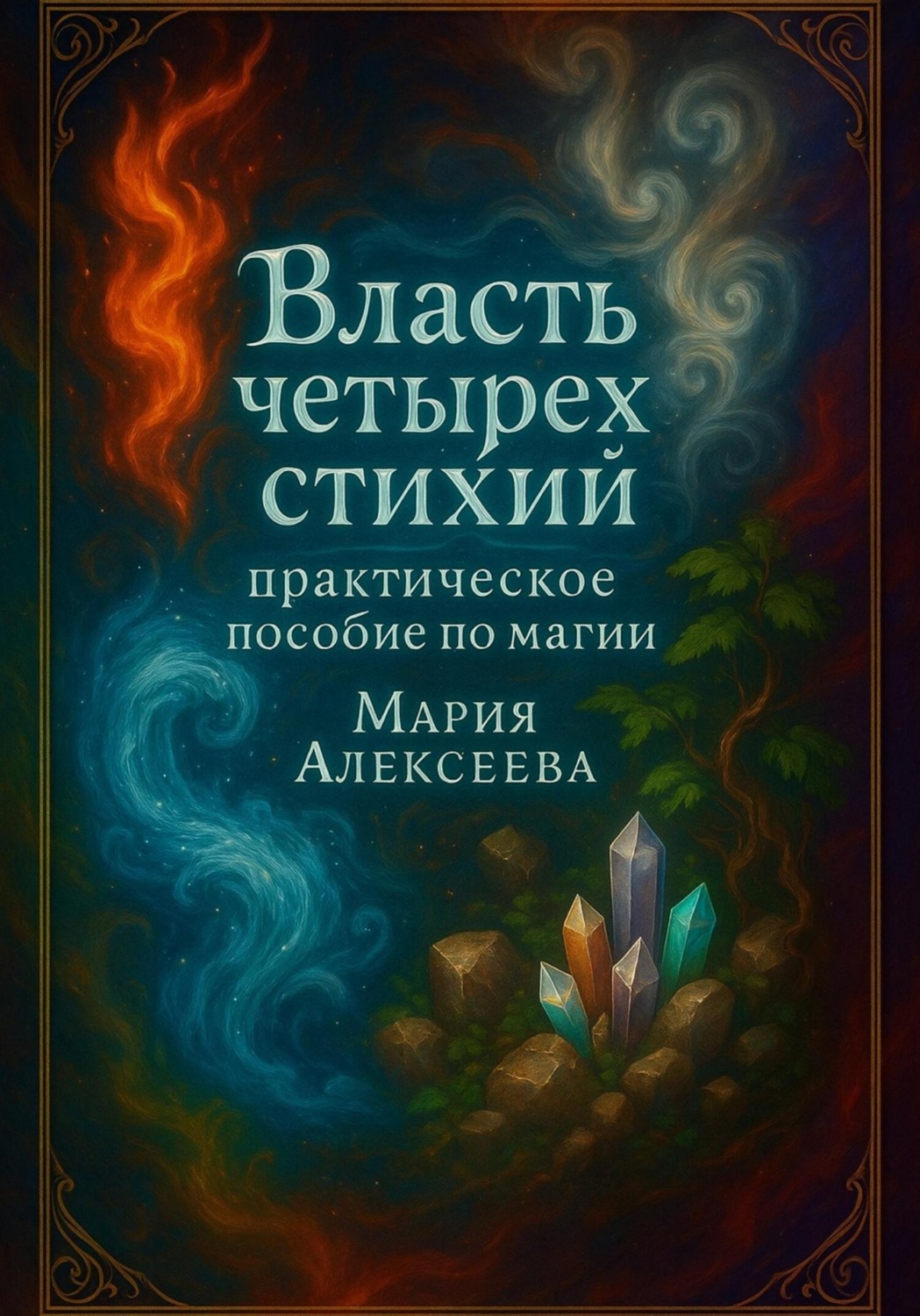 Обложка книги «Власть четырех стихий: практическое пособие по магии»