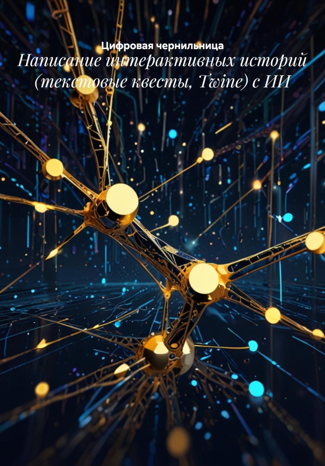 Обложка книги «Написание интерактивных историй (текстовые квесты, Twine) с ИИ»