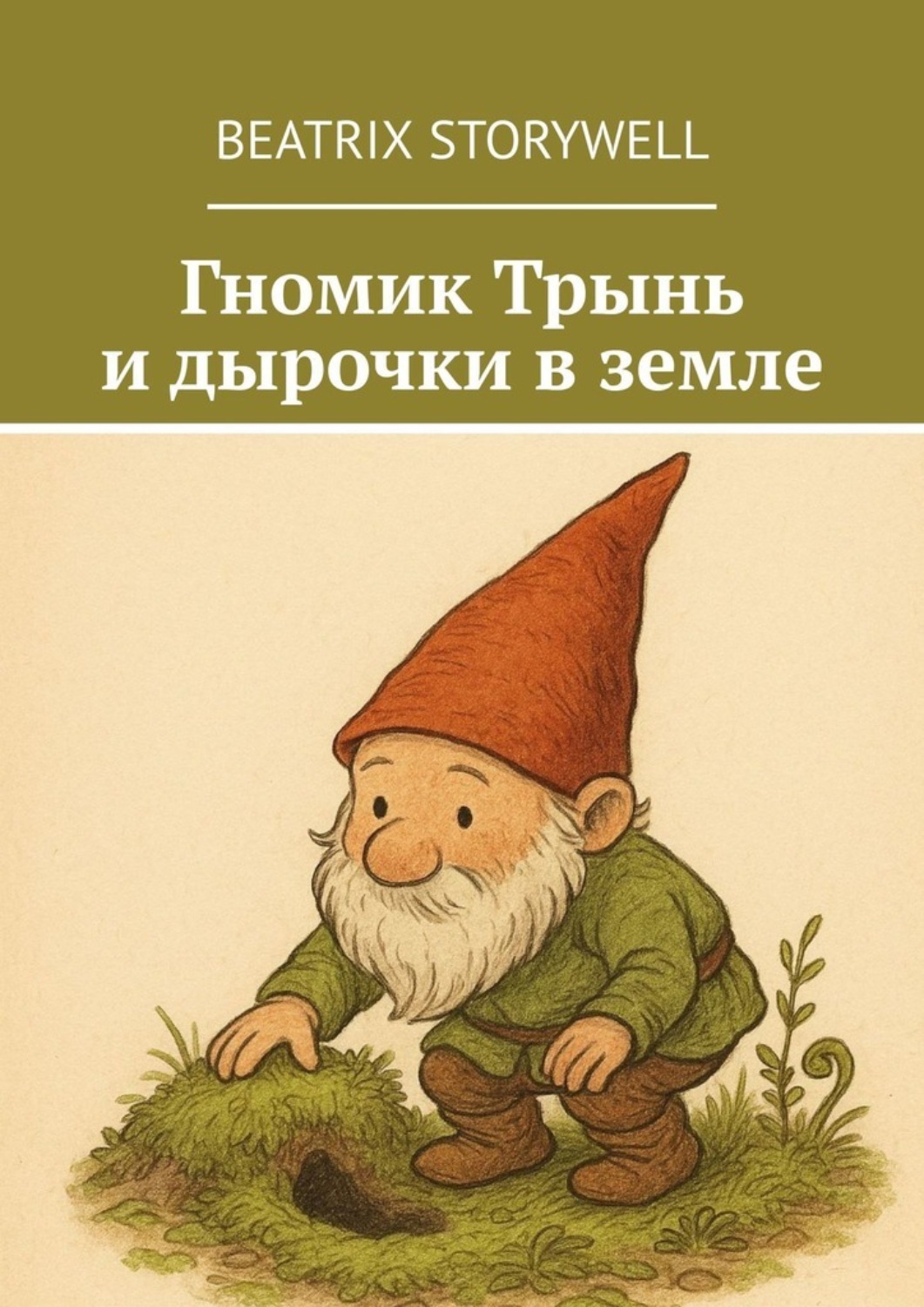 Обложка книги «Гномик Трынь и дырочки в земле»
