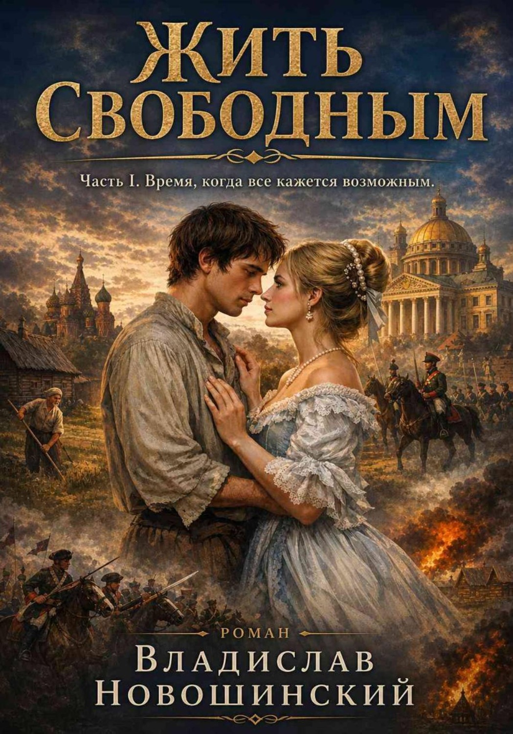 Обложка книги «Жить Свободным. Часть I. Время, когда всё кажется возможным»
