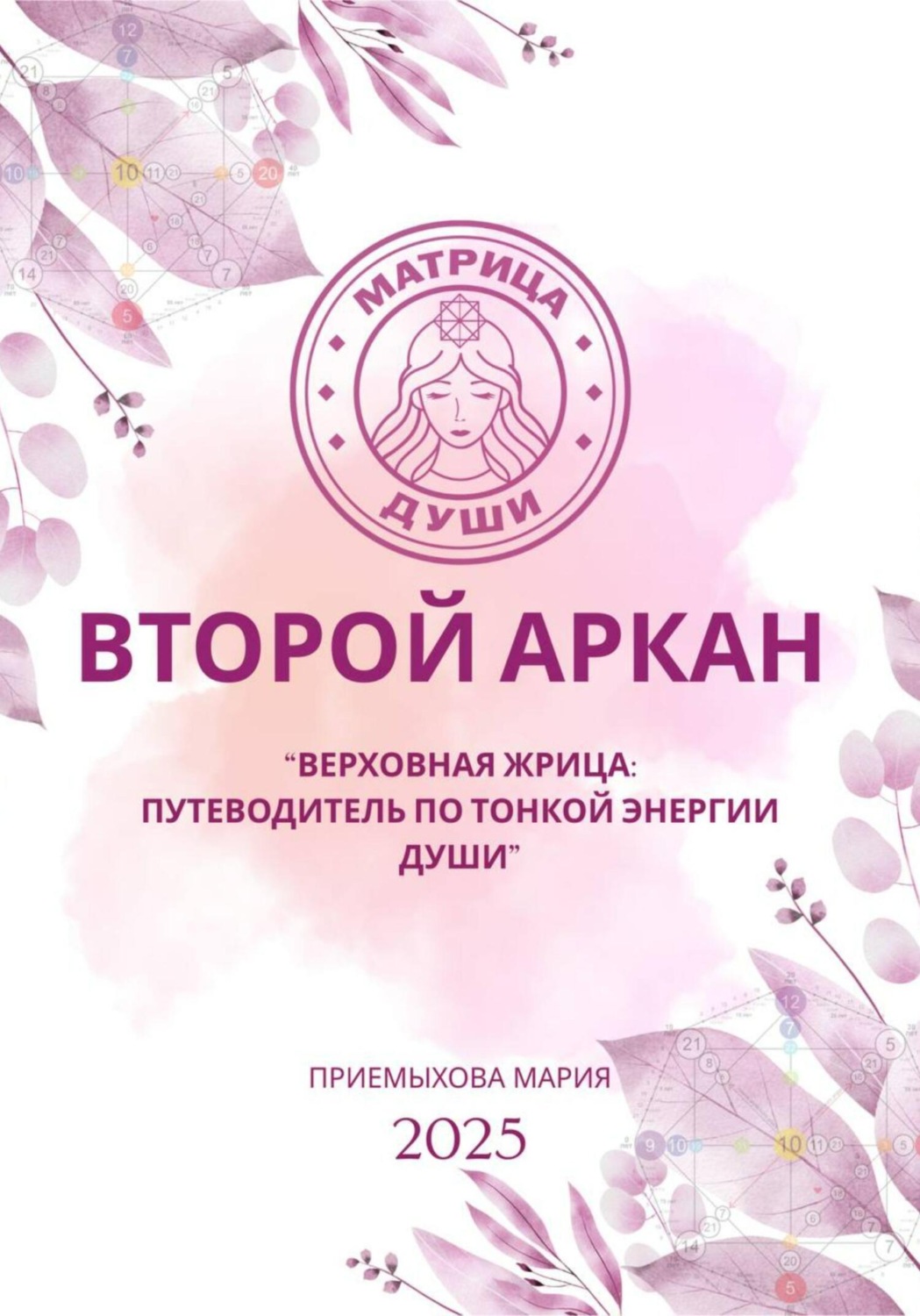 Обложка книги «Матрица судьбы. Второй Аркан «Верховная Жрица: путеводитель по тонкой энергии Души»»