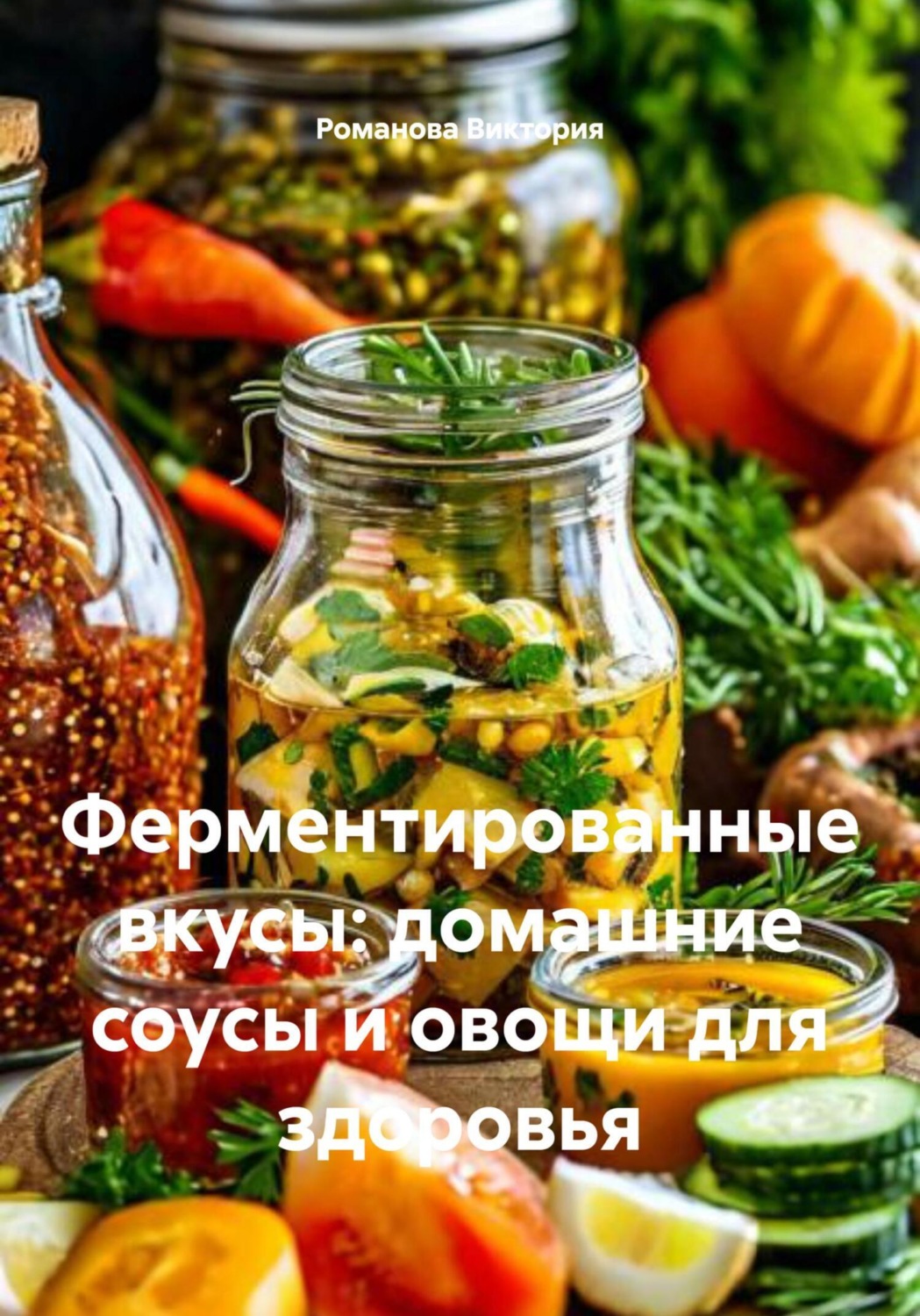Обложка книги «Ферментированные вкусы: домашние соусы и овощи для здоровья»