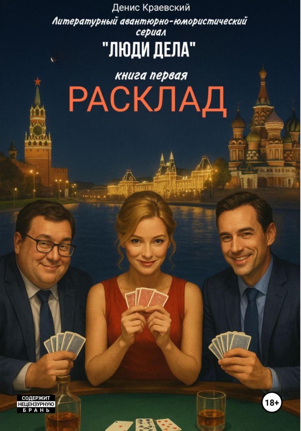 Обложка книги «Литературный авантюрно-юмористический сериал «Люди Дела». Книга первая. «Расклад»»
