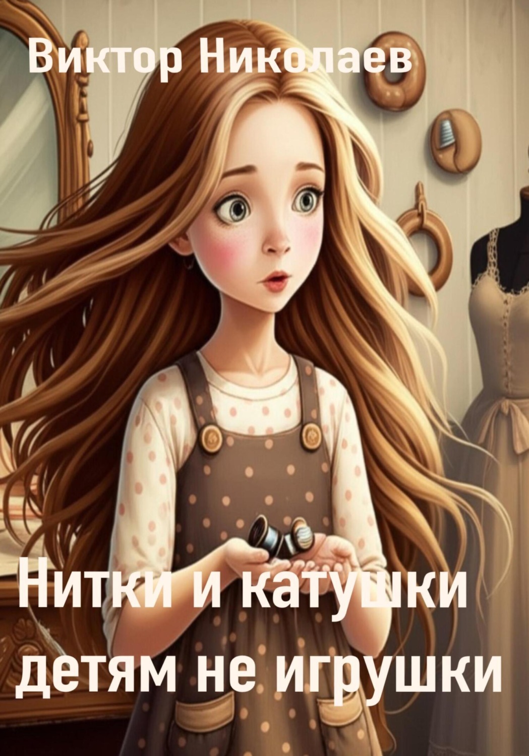 Обложка книги «Нитки и катушки детям не игрушки»
